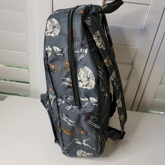 Star Wars 17'' Backpack All-Over Print Bag Comic Characters - RARE - Picture 4 of 12